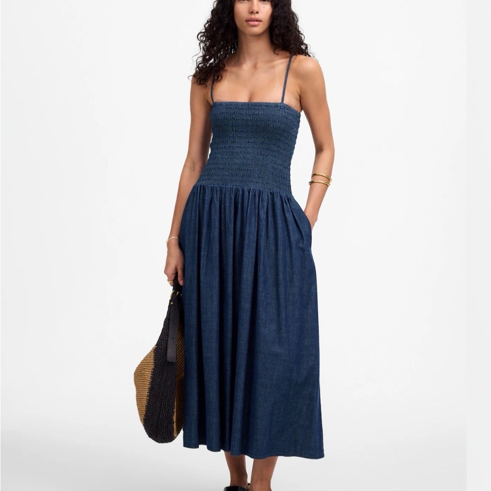 Madewell Smocked Maxi Dress